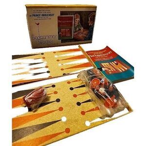 Vintage 1970s Backgammon Teacher No. 131 by Cardinal w/ Tim Holland Book W/Kmart